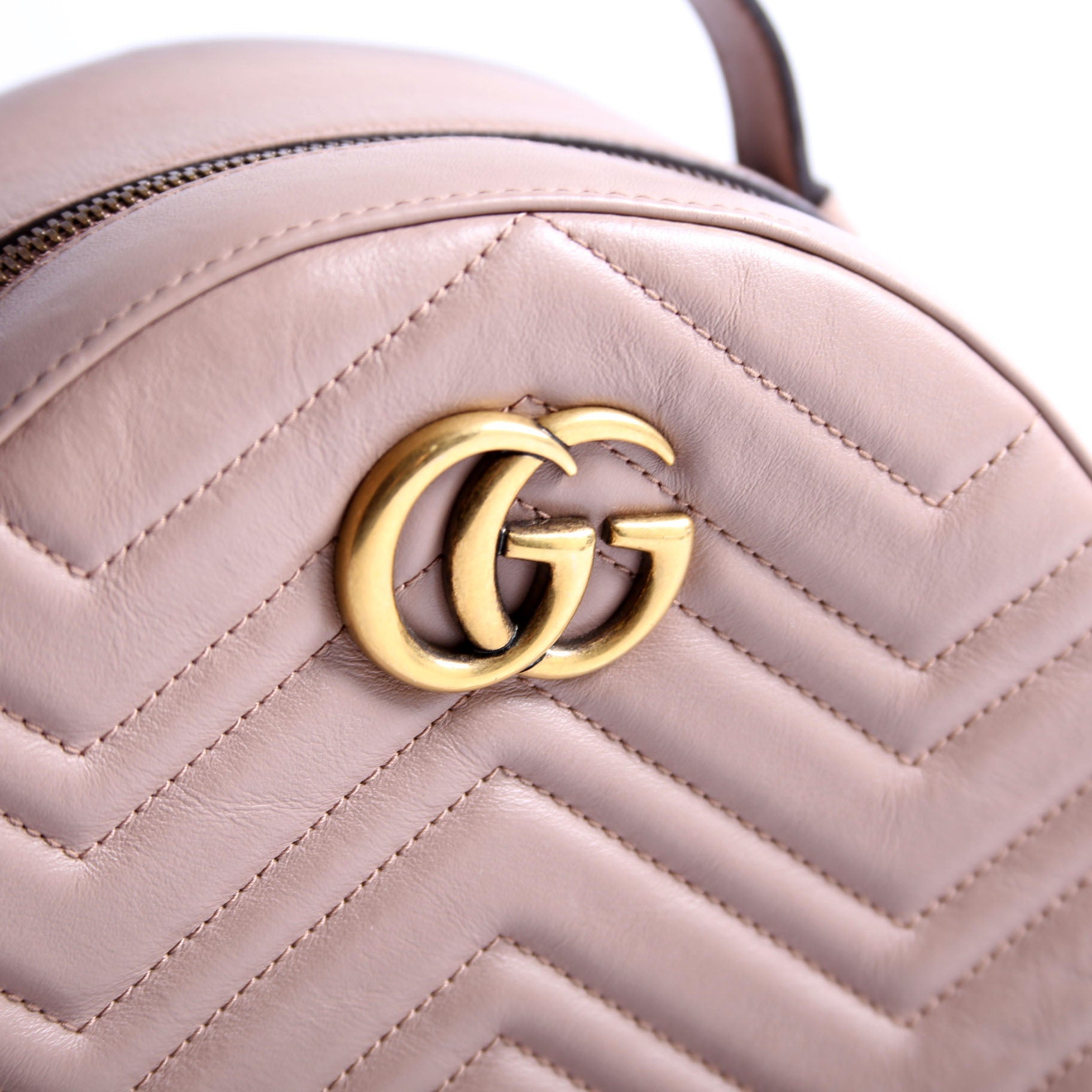 Gucci 476671 Marmont Backpack Tan