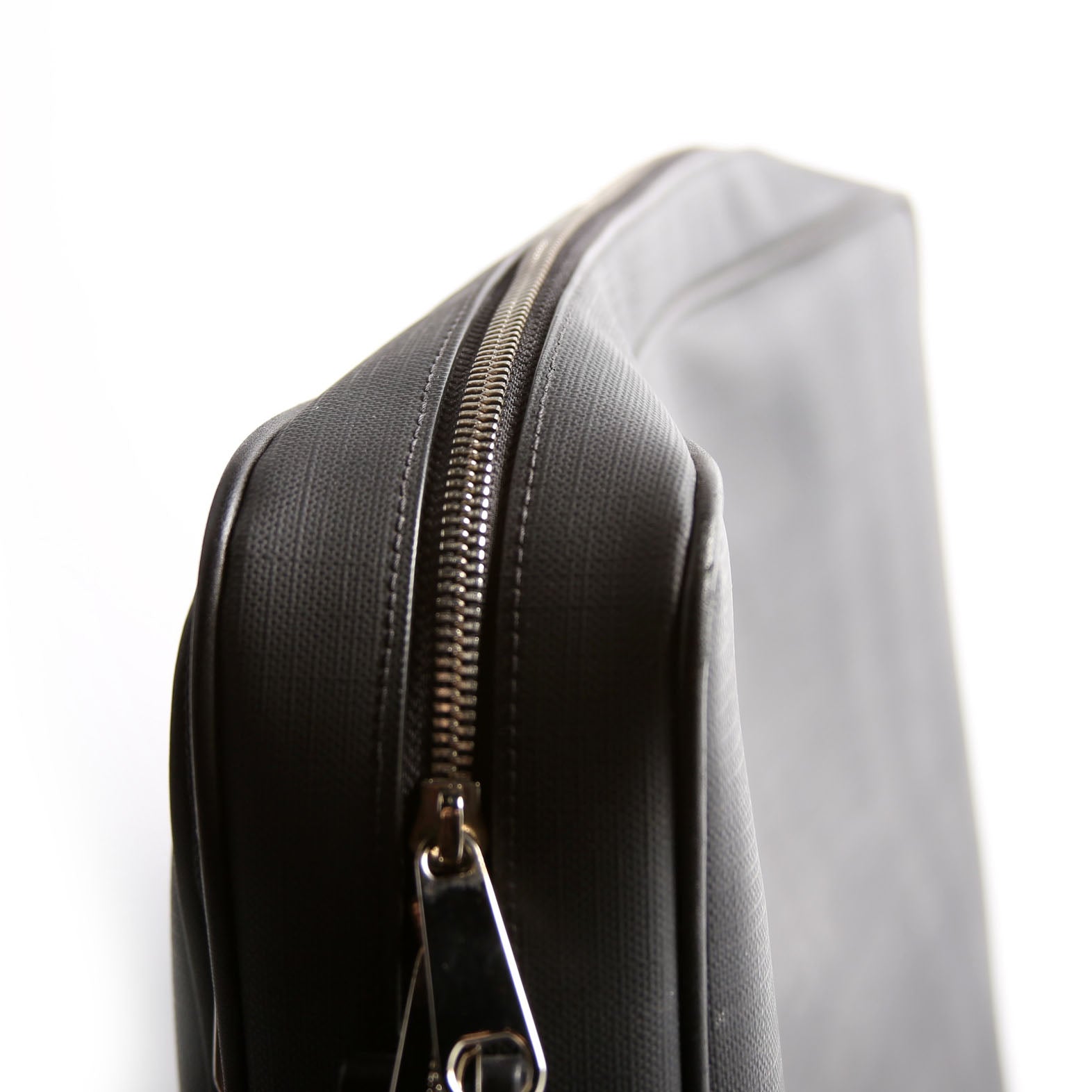 Marlon Check Messenger Black