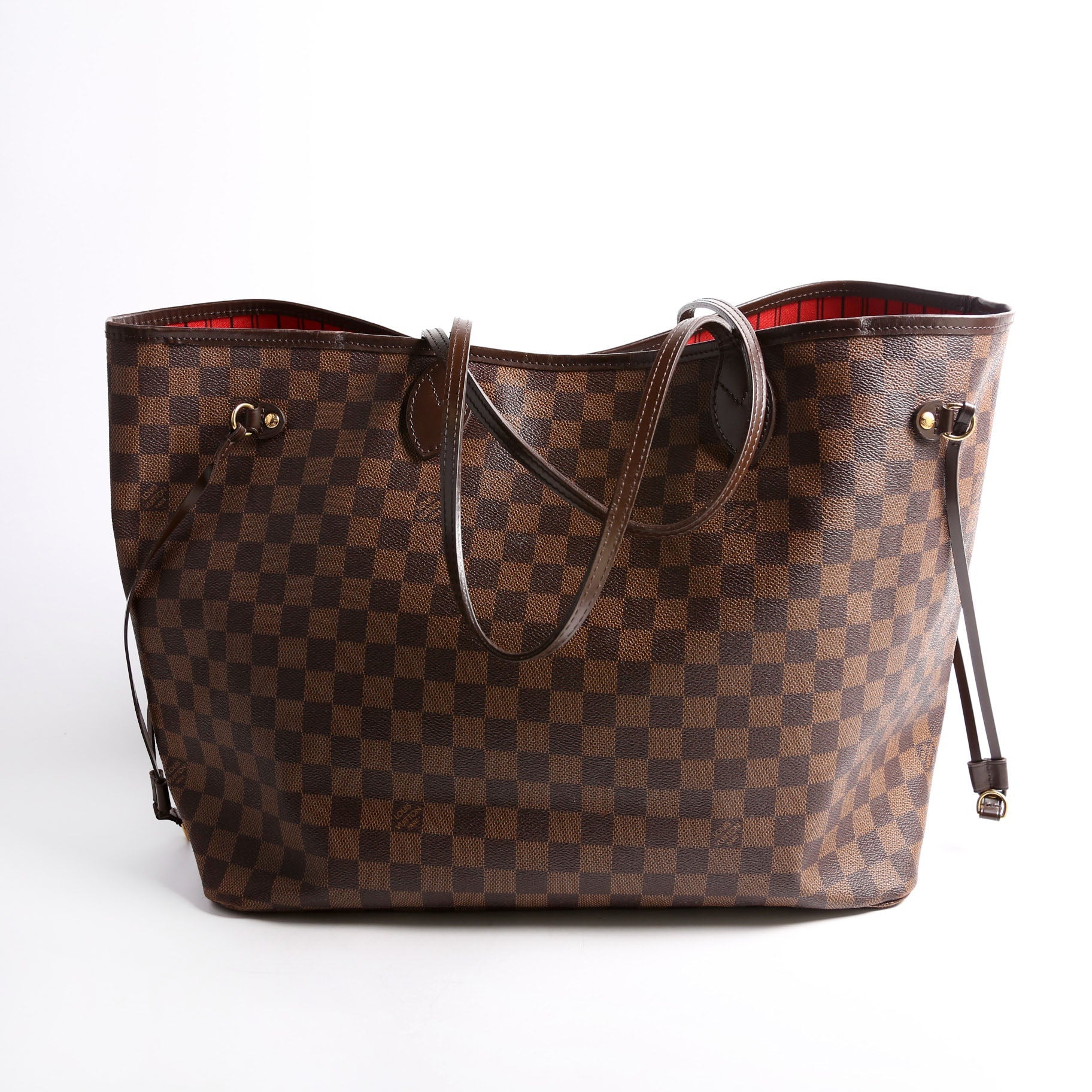 Neverfull GM Damier Ebene Red