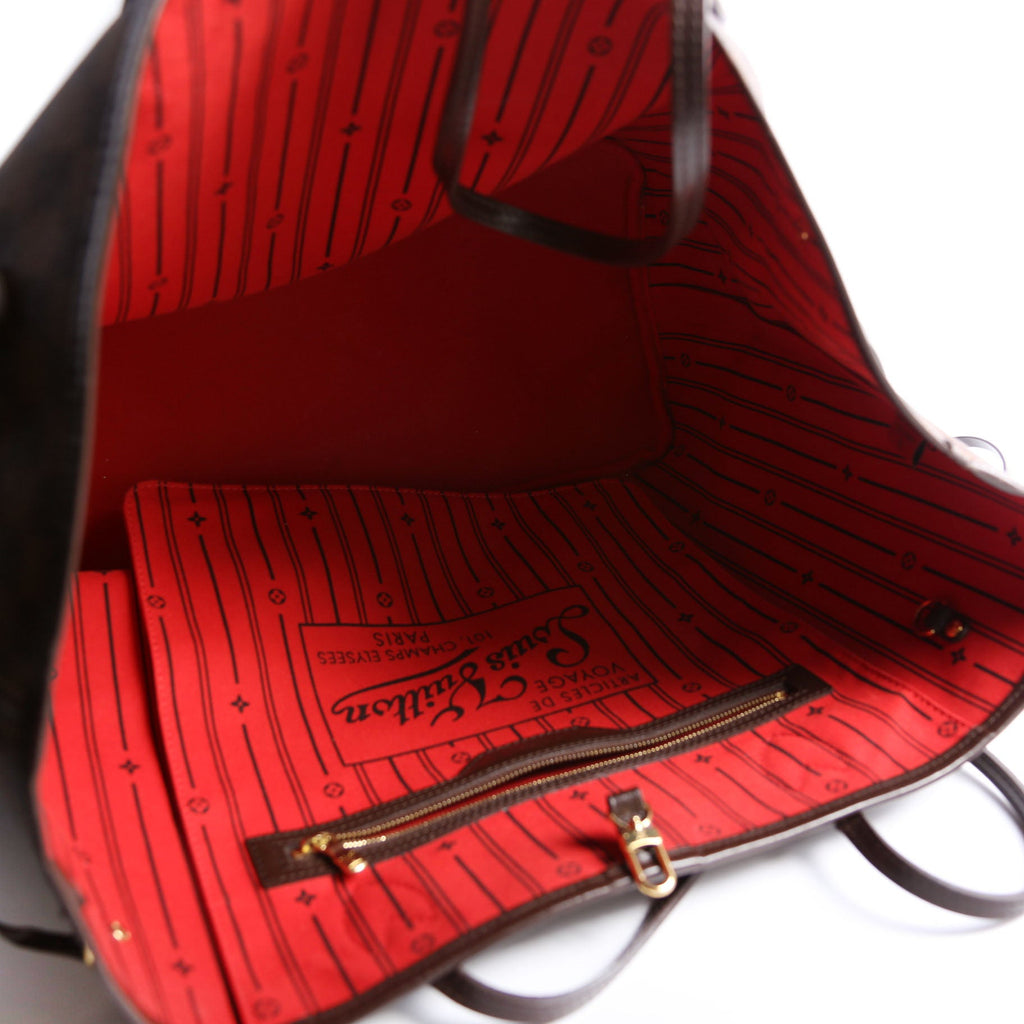 Neverfull GM Damier Ebene Red