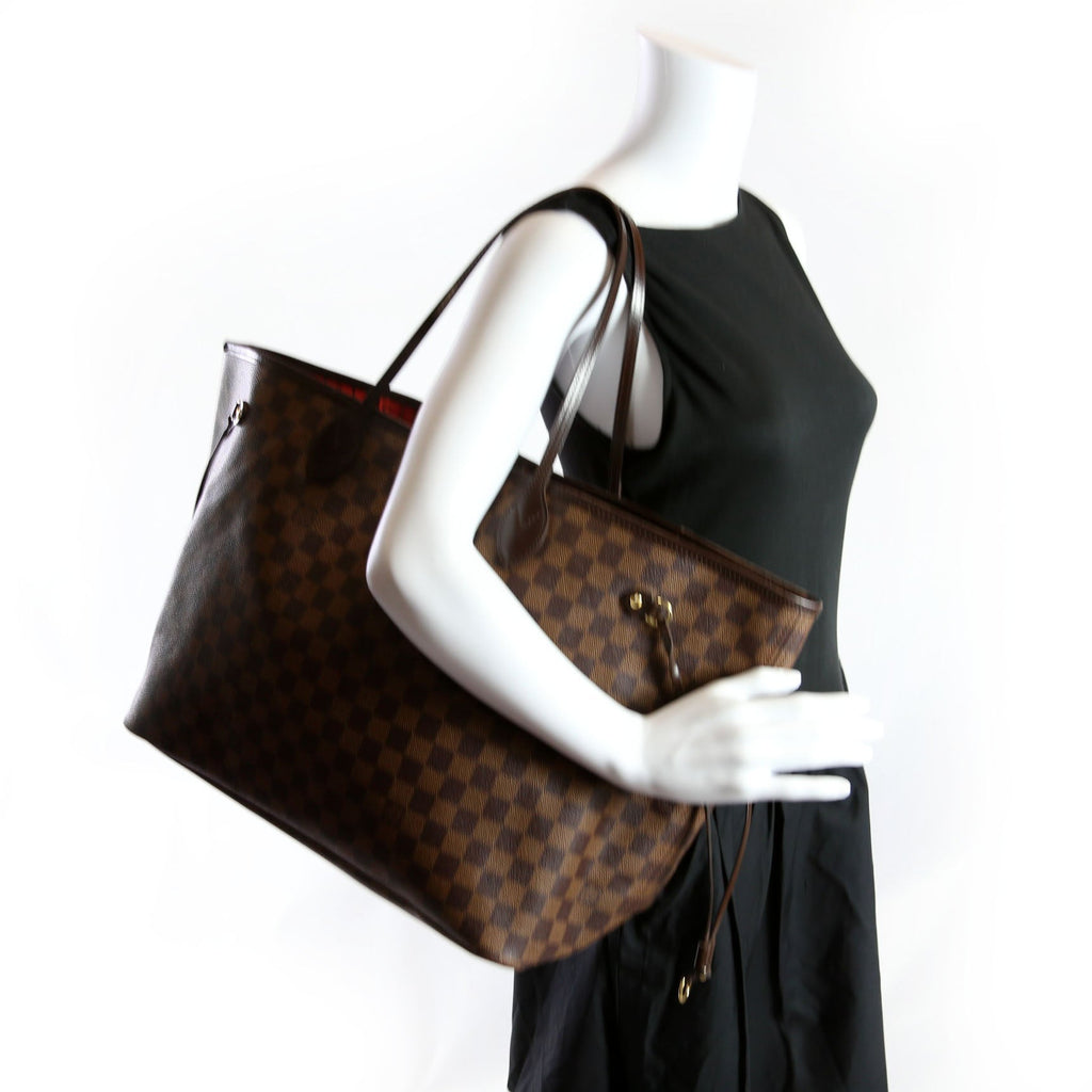 Neverfull GM Damier Ebene Red