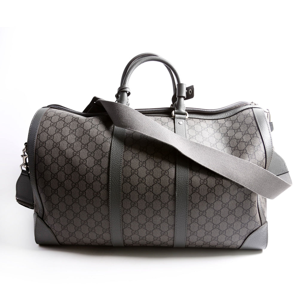 Gucci 724612 Savoy Large Duffle Bag Grey