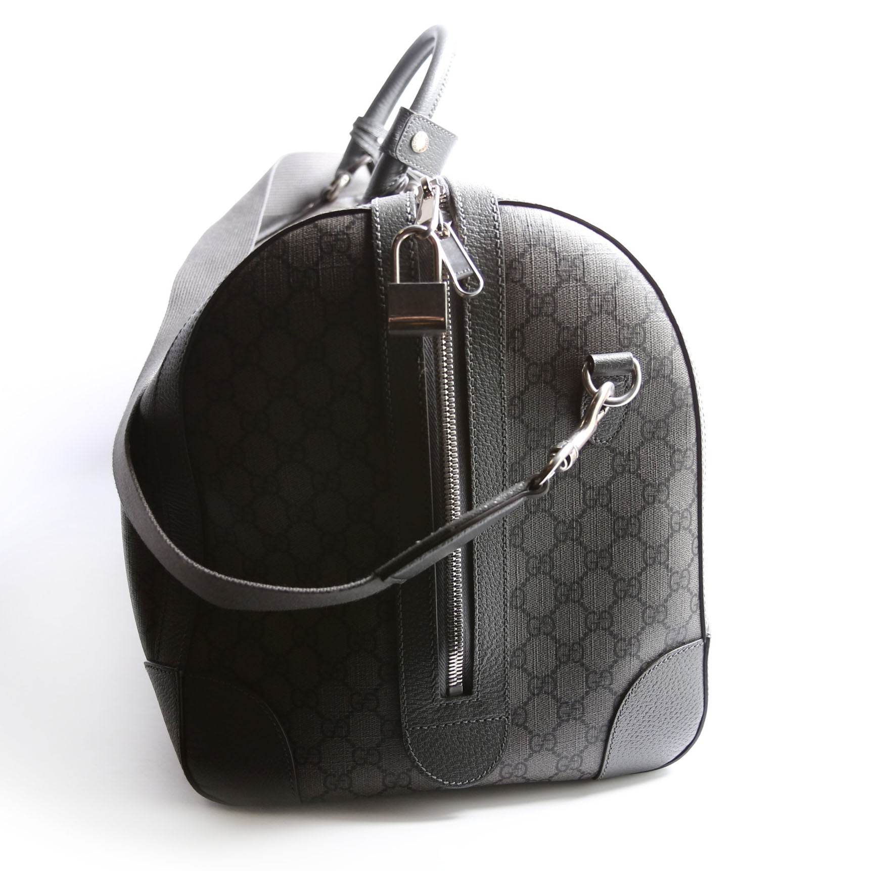 Gucci 724612 Savoy Large Duffle Bag Grey