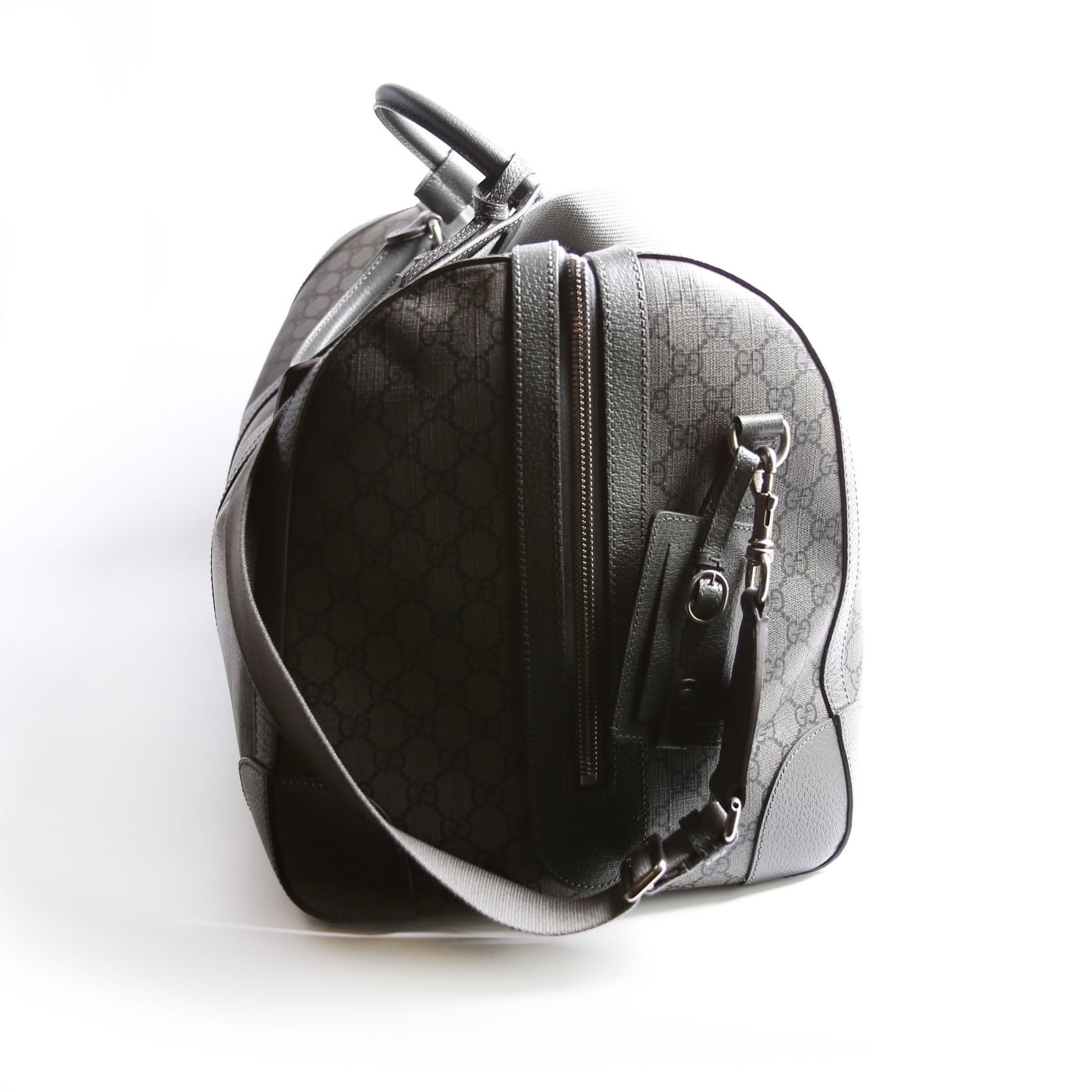 Gucci 724612 Savoy Large Duffle Bag Grey