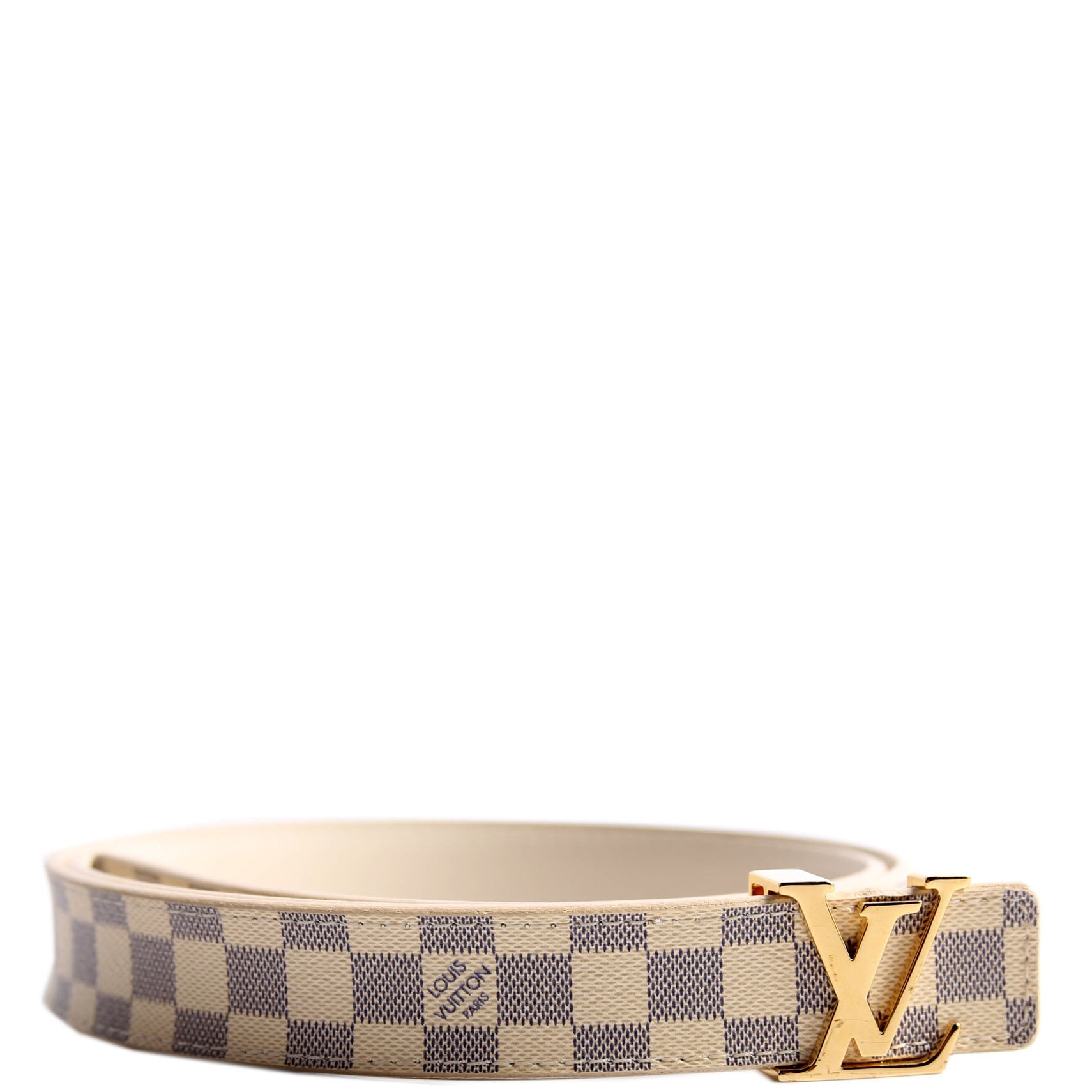 LV Initiales 25MM Damier Azur Belt Size 90/36