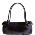 101345 Horsebit Leather Tote Navy