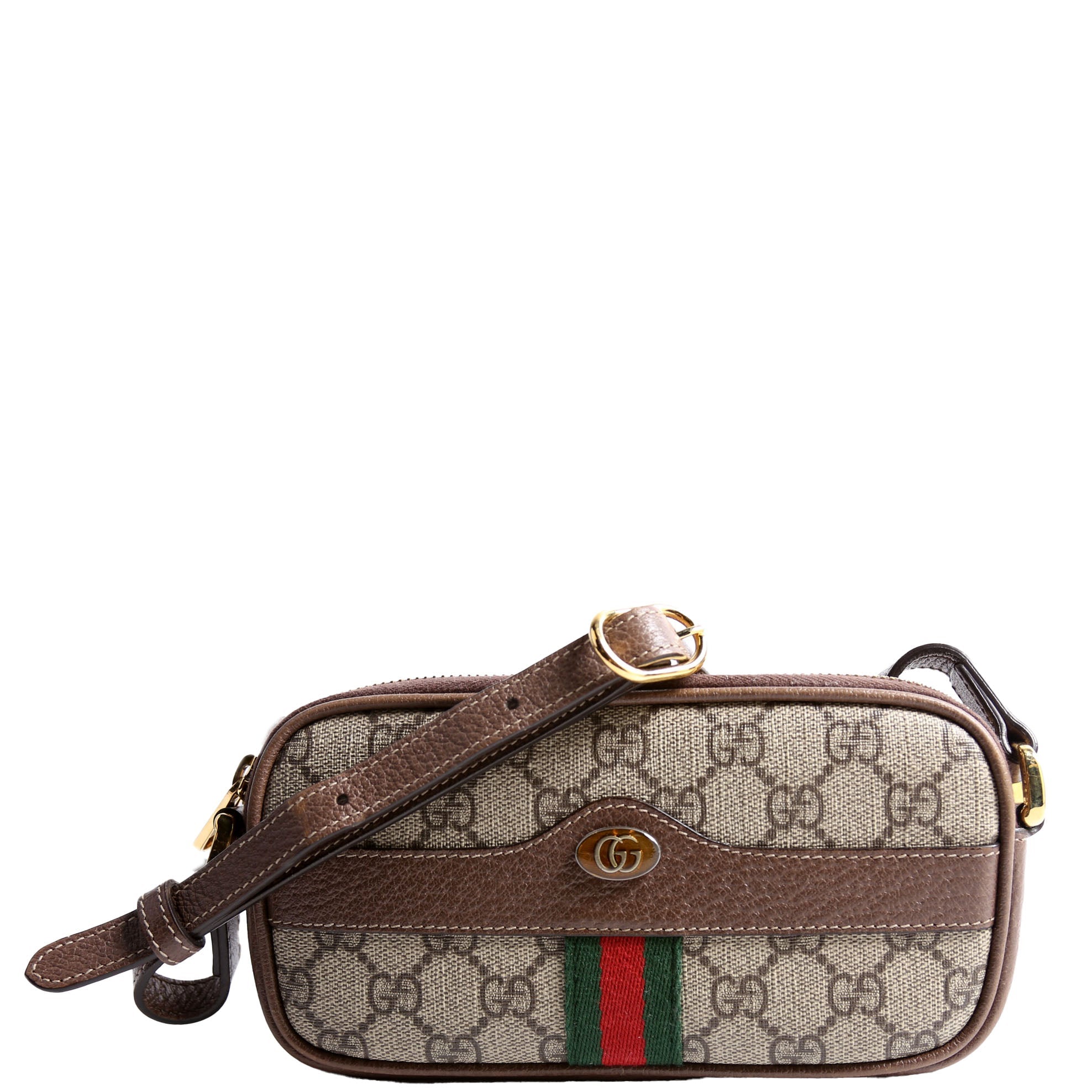 598664 GG Supreme Ophidia Mini Bag Brown