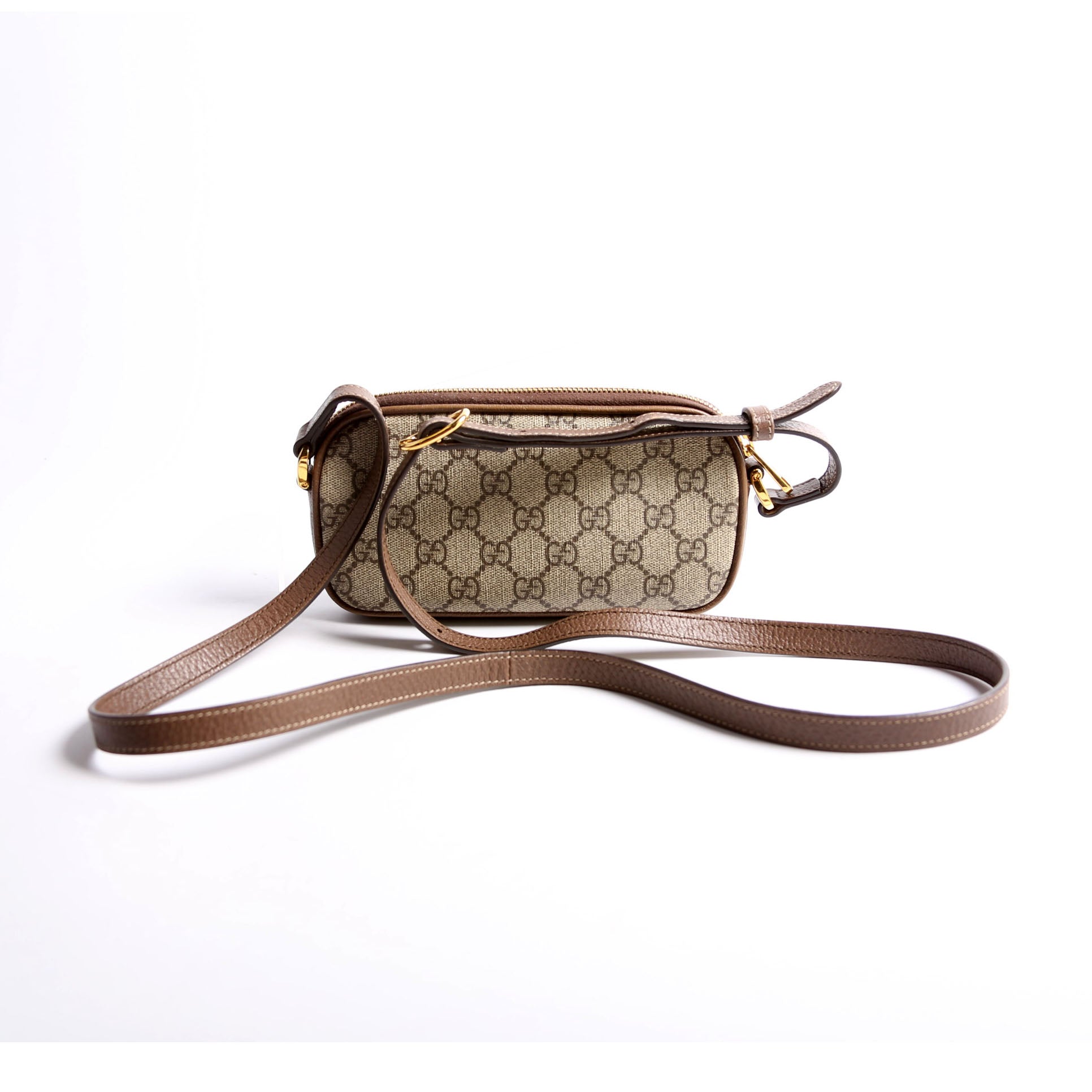 598664 GG Supreme Ophidia Mini Bag Brown