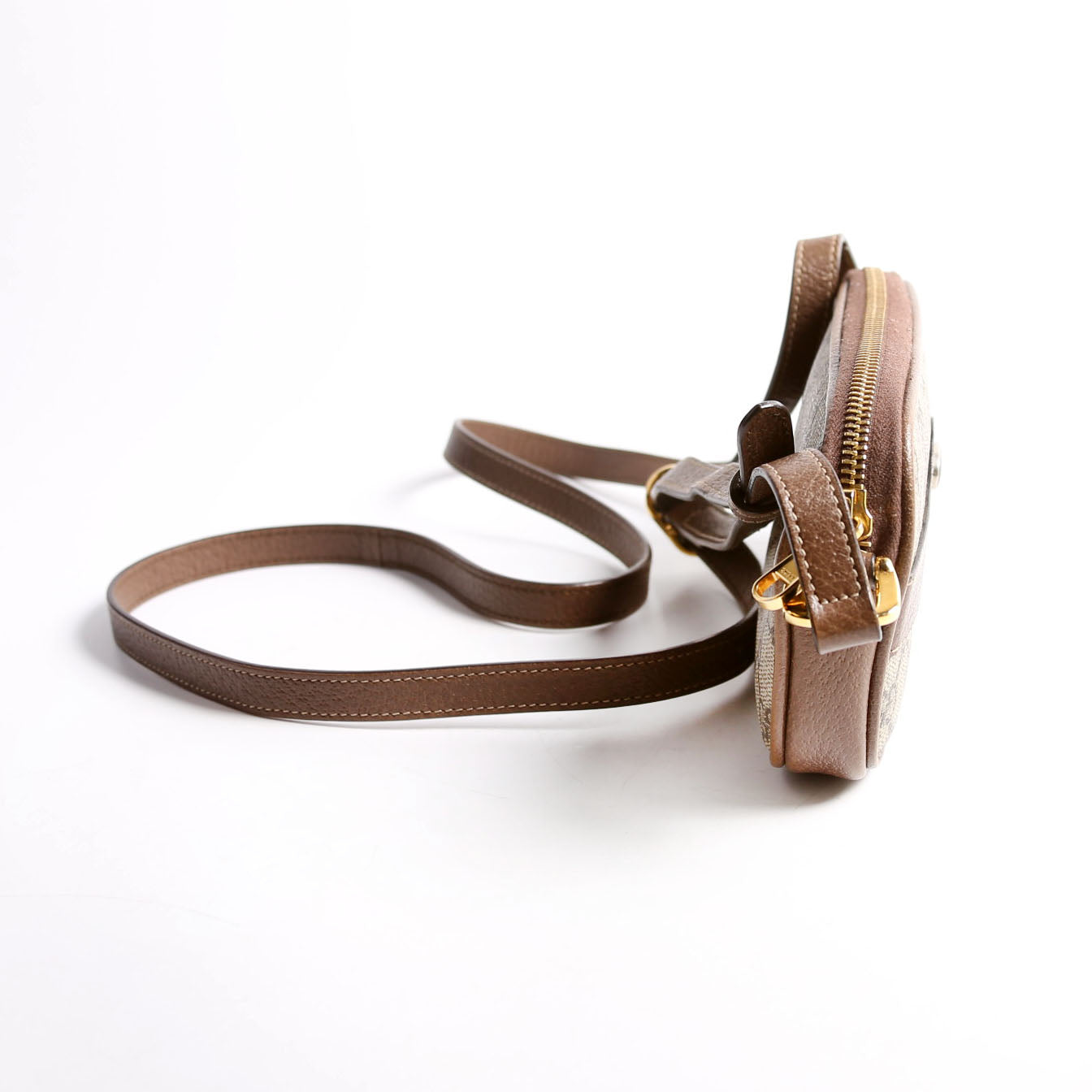 598664 GG Supreme Ophidia Mini Bag Brown