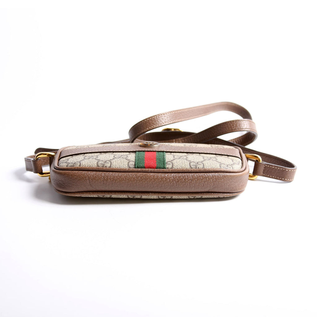 598664 GG Supreme Ophidia Mini Bag Brown