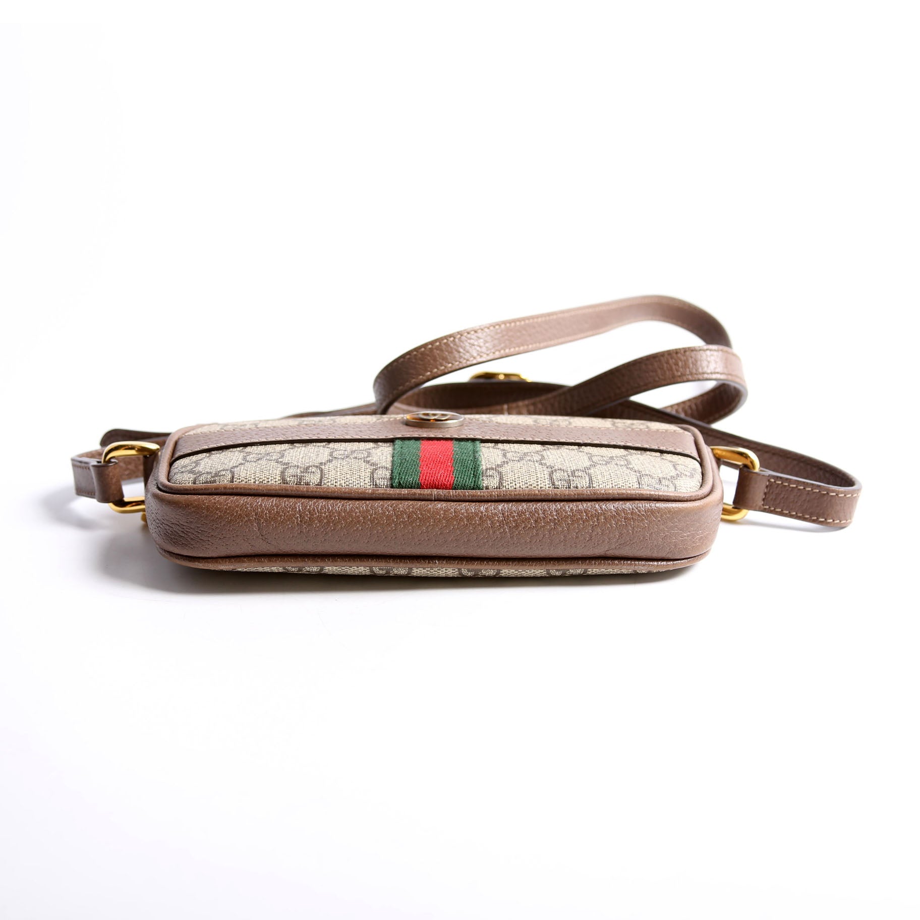 598664 GG Supreme Ophidia Mini Bag Brown