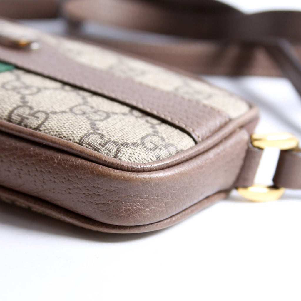 598664 GG Supreme Ophidia Mini Bag Brown