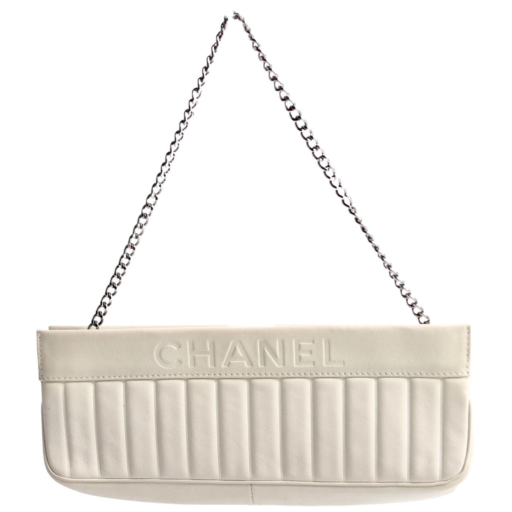 Vertical Quitl Lax Bag Small 8M Ivory