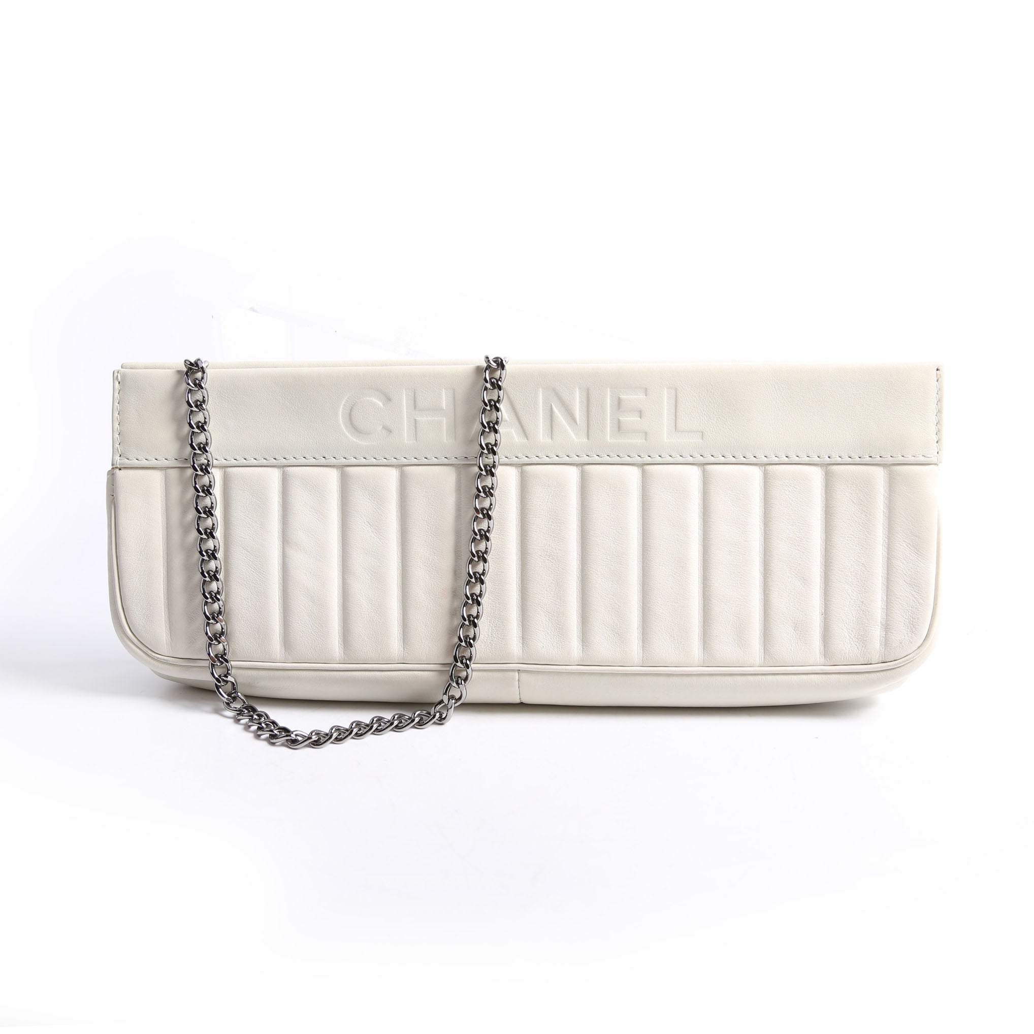 Vertical Quitl Lax Bag Small 8M Ivory
