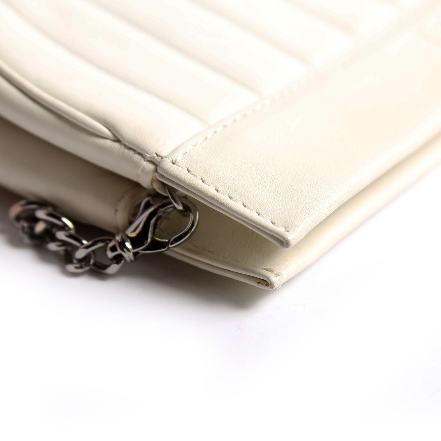 Vertical Quitl Lax Bag Small 8M Ivory