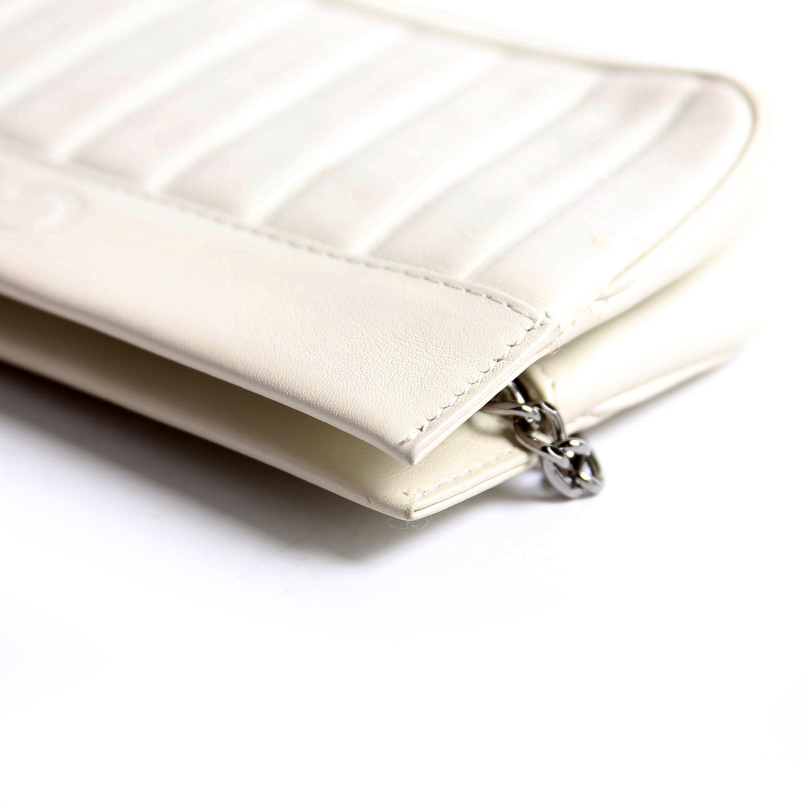 Vertical Quitl Lax Bag Small 8M Ivory