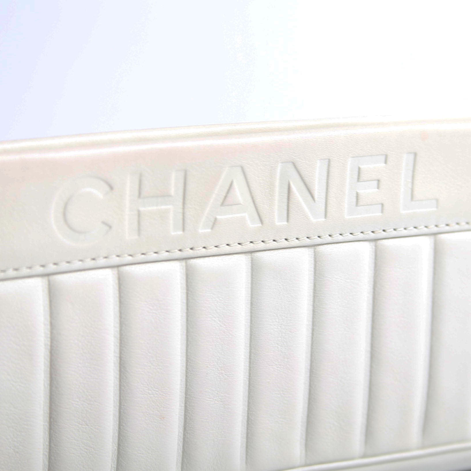 Vertical Quitl Lax Bag Small 8M Ivory
