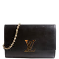 Louise GM Chain Bag Calfskin Black