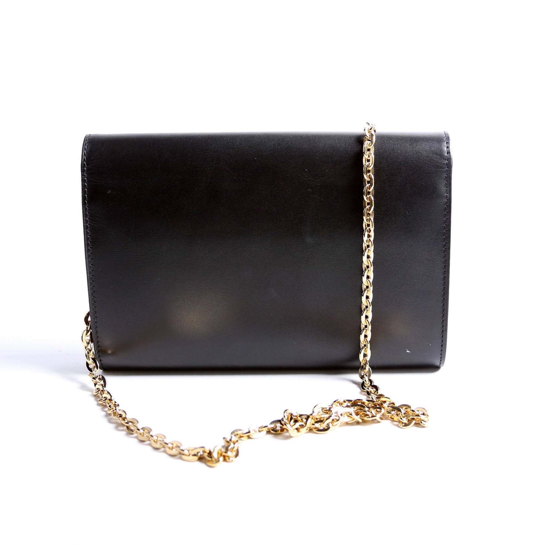 Louise GM Chain Bag Calfskin Black
