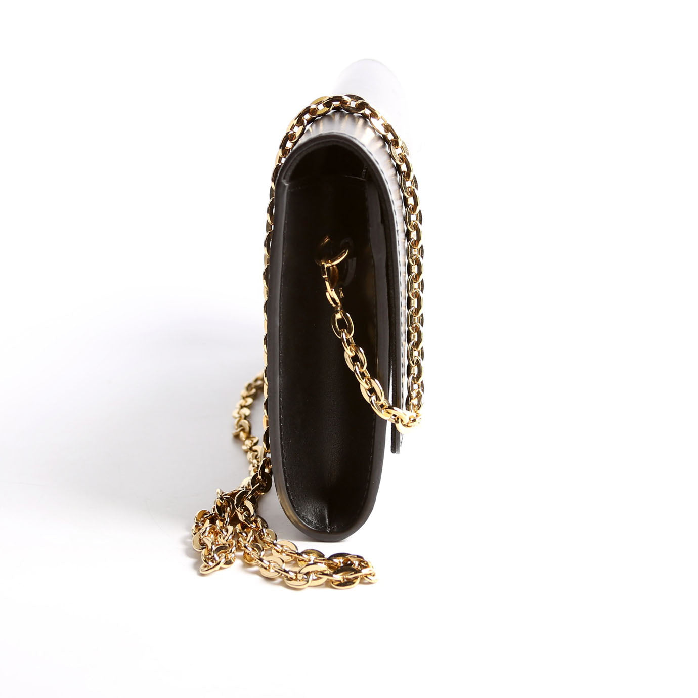 Louise GM Chain Bag Calfskin Black