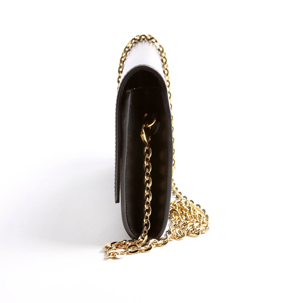 Louise GM Chain Bag Calfskin Black