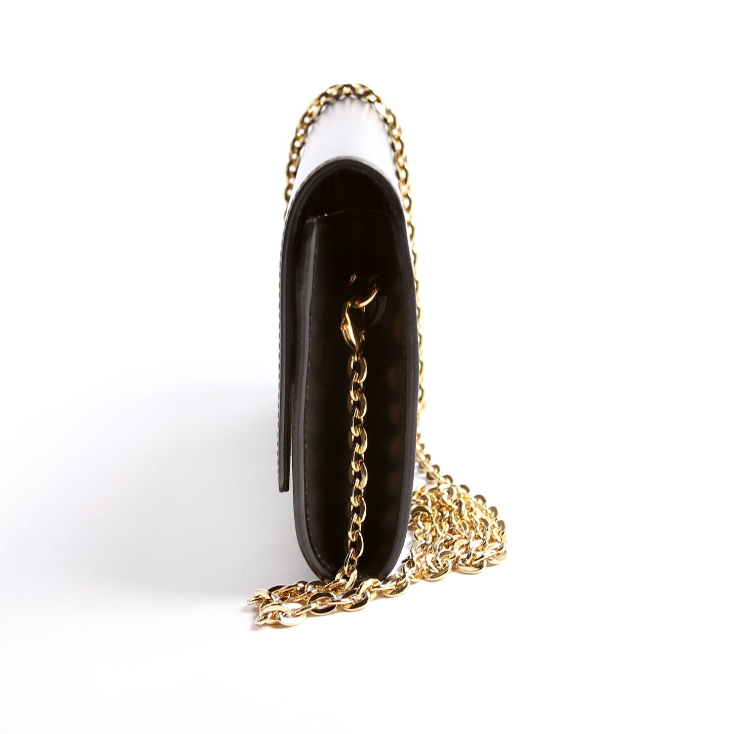 Louise GM Chain Bag Calfskin Black