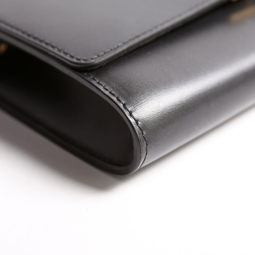 Louise GM Chain Bag Calfskin Black