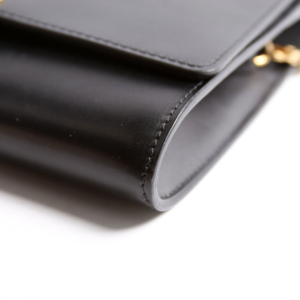 Louise GM Chain Bag Calfskin Black