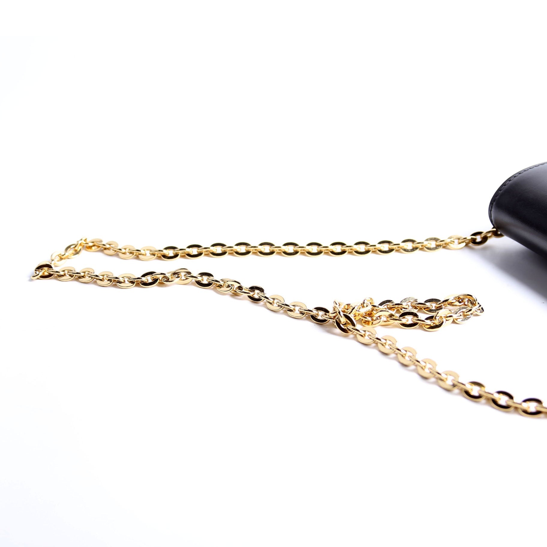 Louise GM Chain Bag Calfskin Black