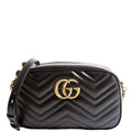 447632 Marmont Small Leather Camera Black