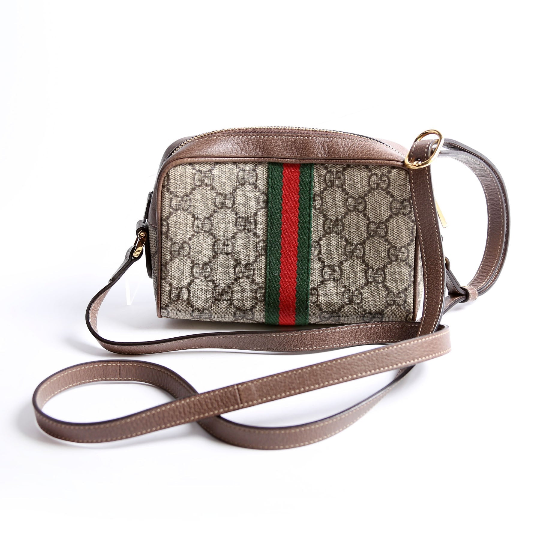 517350 GG Supreme Mini Ophidia Brown