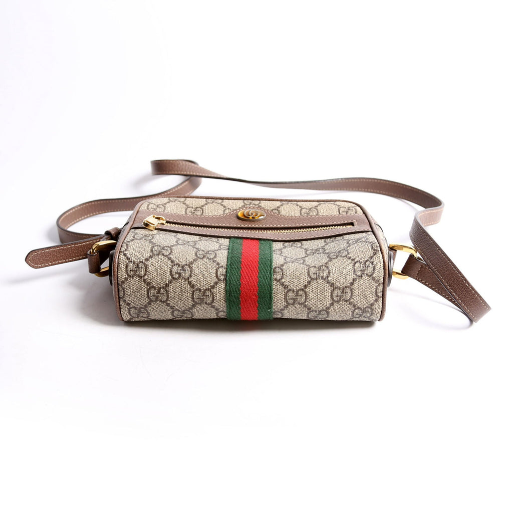 517350 GG Supreme Mini Ophidia Brown