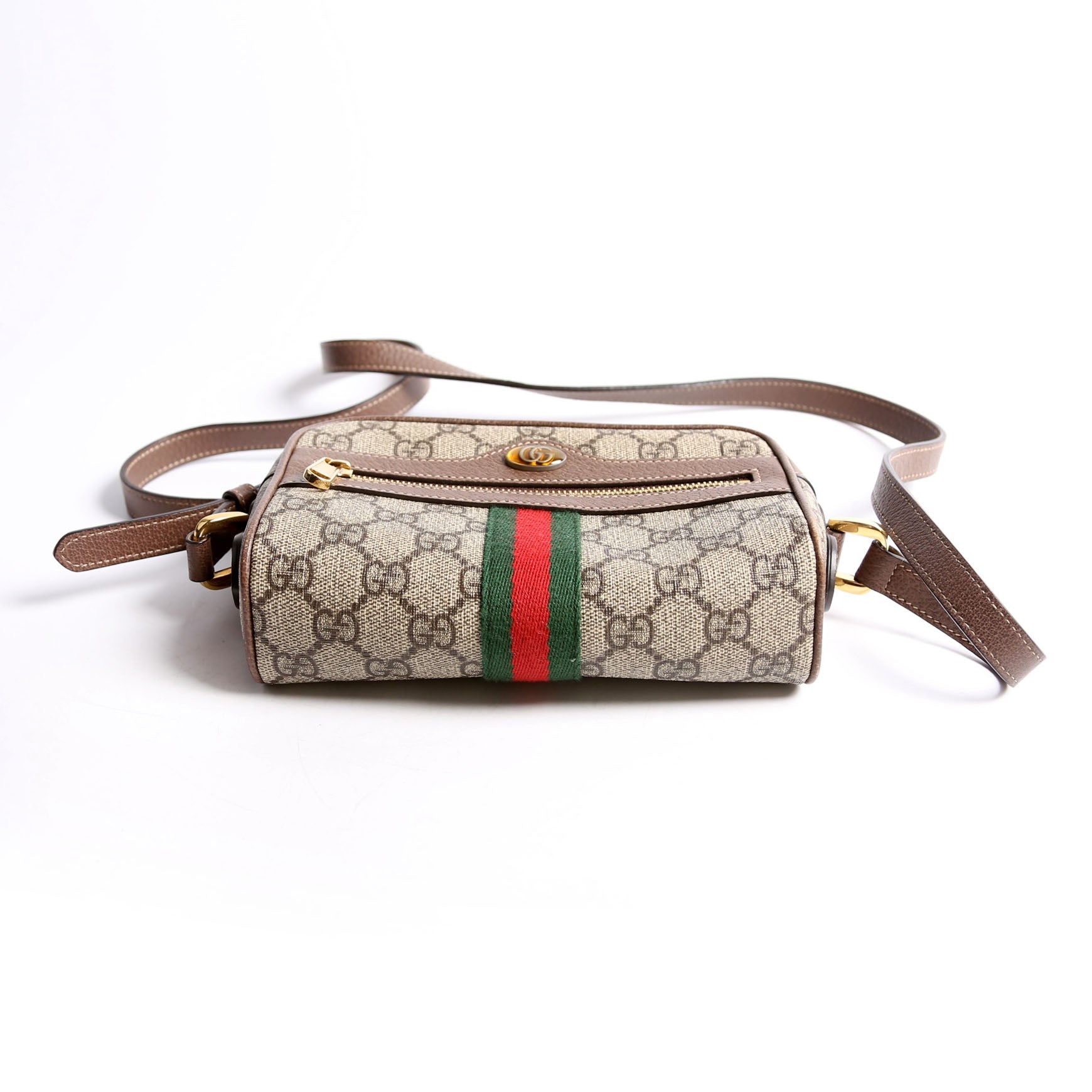 517350 GG Supreme Mini Ophidia Brown