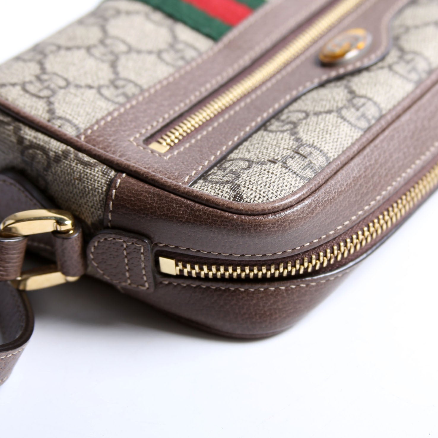 517350 GG Supreme Mini Ophidia Brown