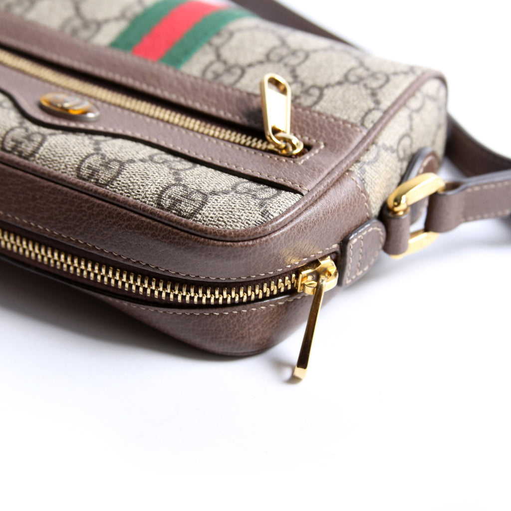 517350 GG Supreme Mini Ophidia Brown