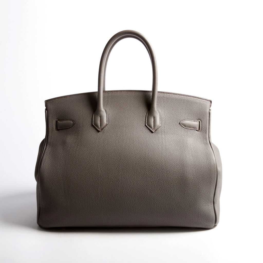 Hermes Birkin 35 Togo 2017 Etain/Palladium