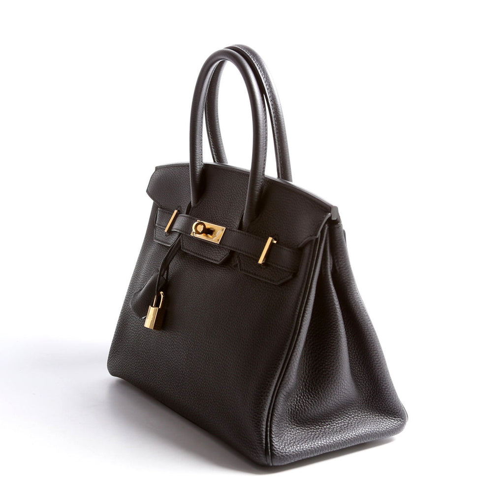 Birkin 30 Togo 2017 Black and Gold
