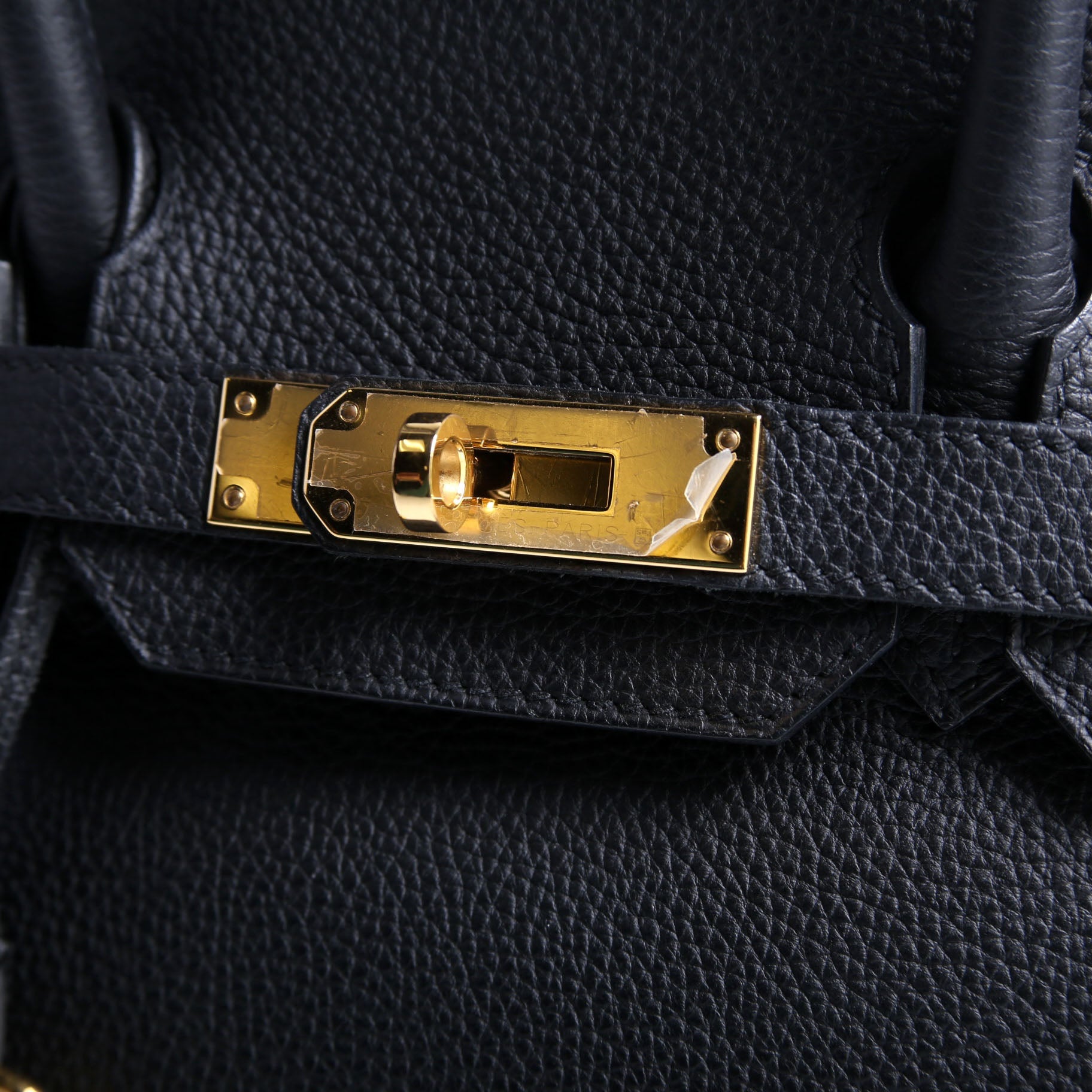 Birkin 30 Togo 2017 Black and Gold
