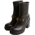 Logo Cara Ankle Boots Size 37.5