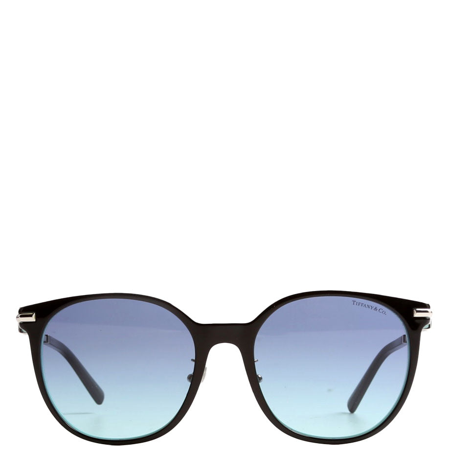 TF4224-D Round Sunglasses Black/Navy