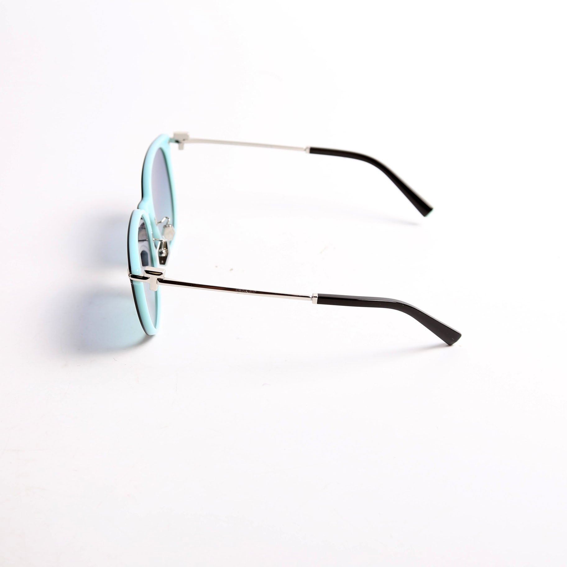 TF4224-D Round Sunglasses Black/Navy