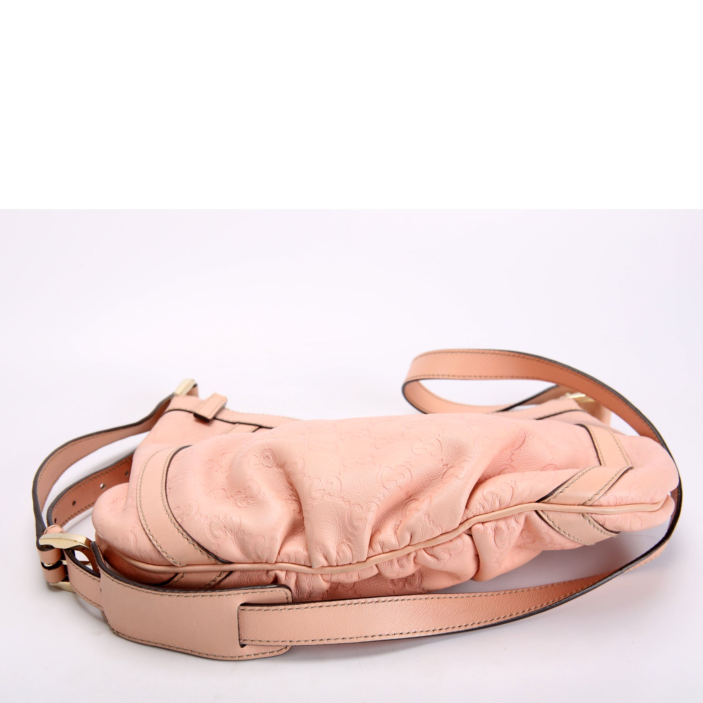 Gucci 203257 D Ring Crossbody Pink