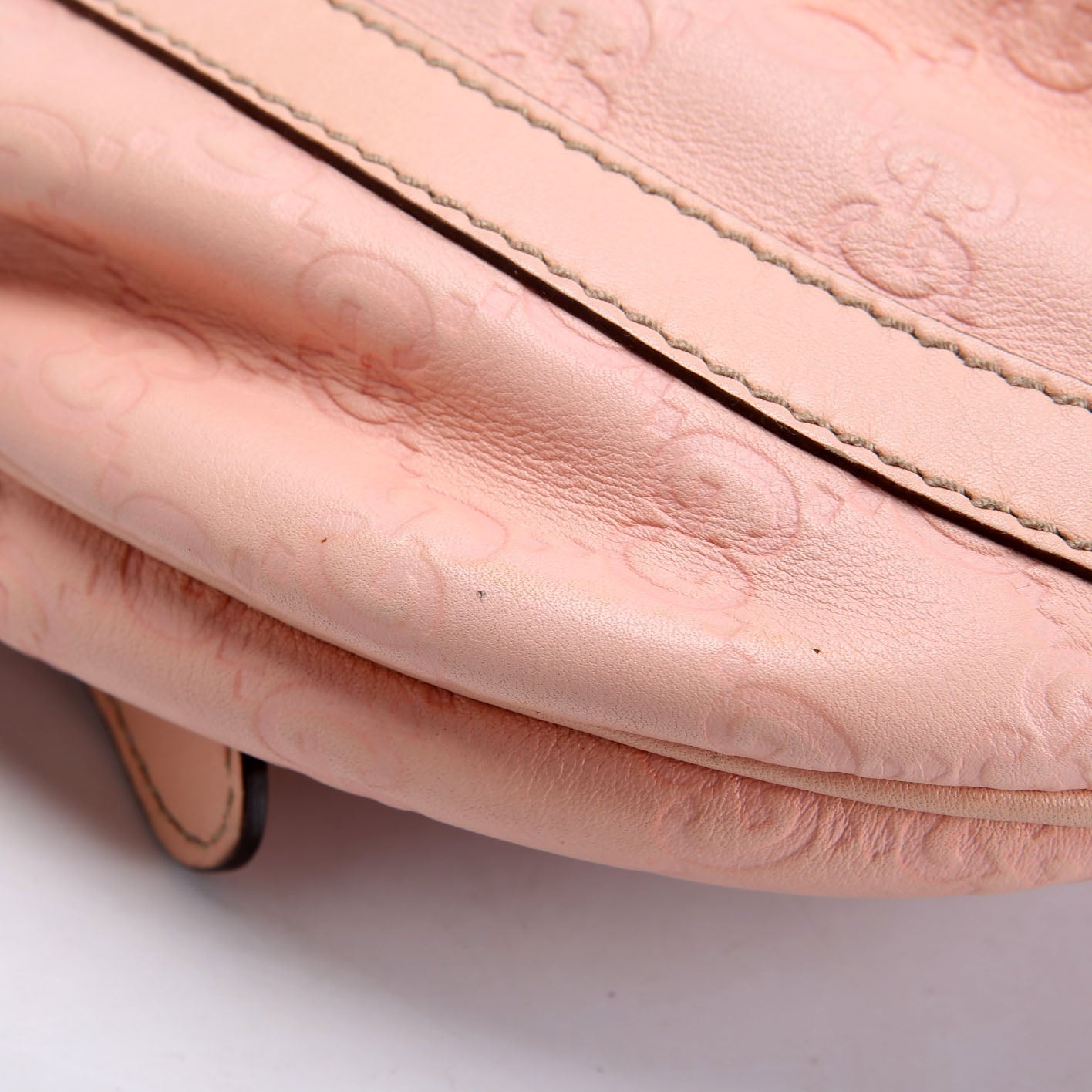 Gucci 203257 D Ring Crossbody Pink