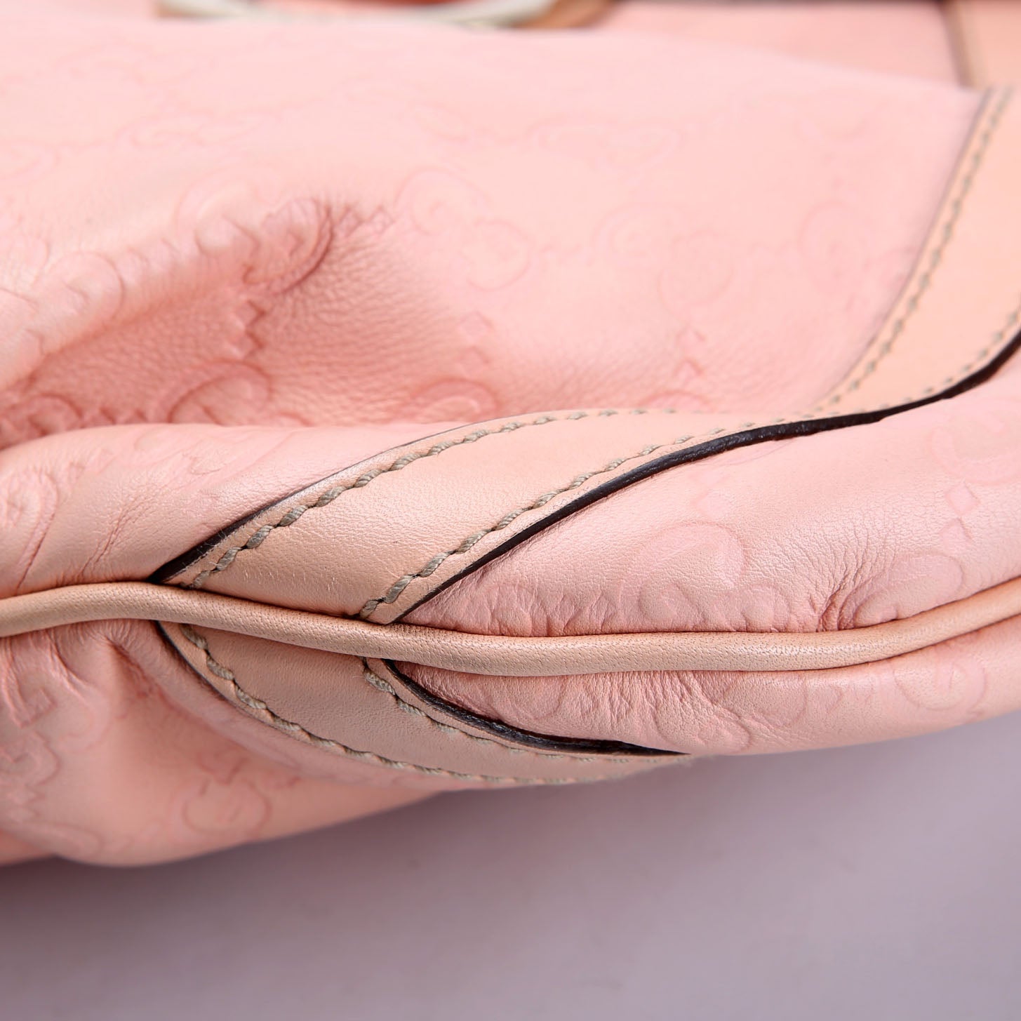 Gucci 203257 D Ring Crossbody Pink