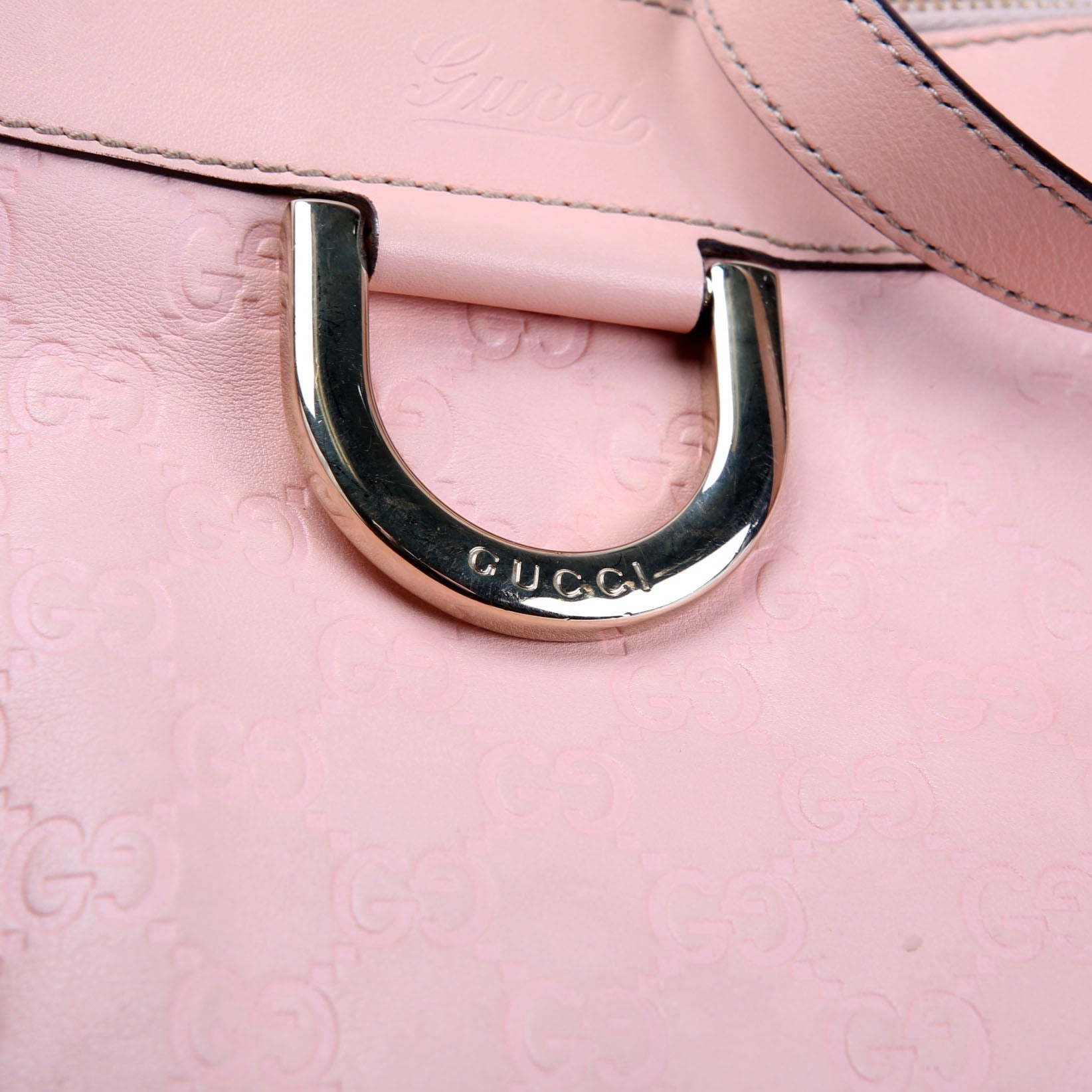 Gucci 203257 D Ring Crossbody Pink