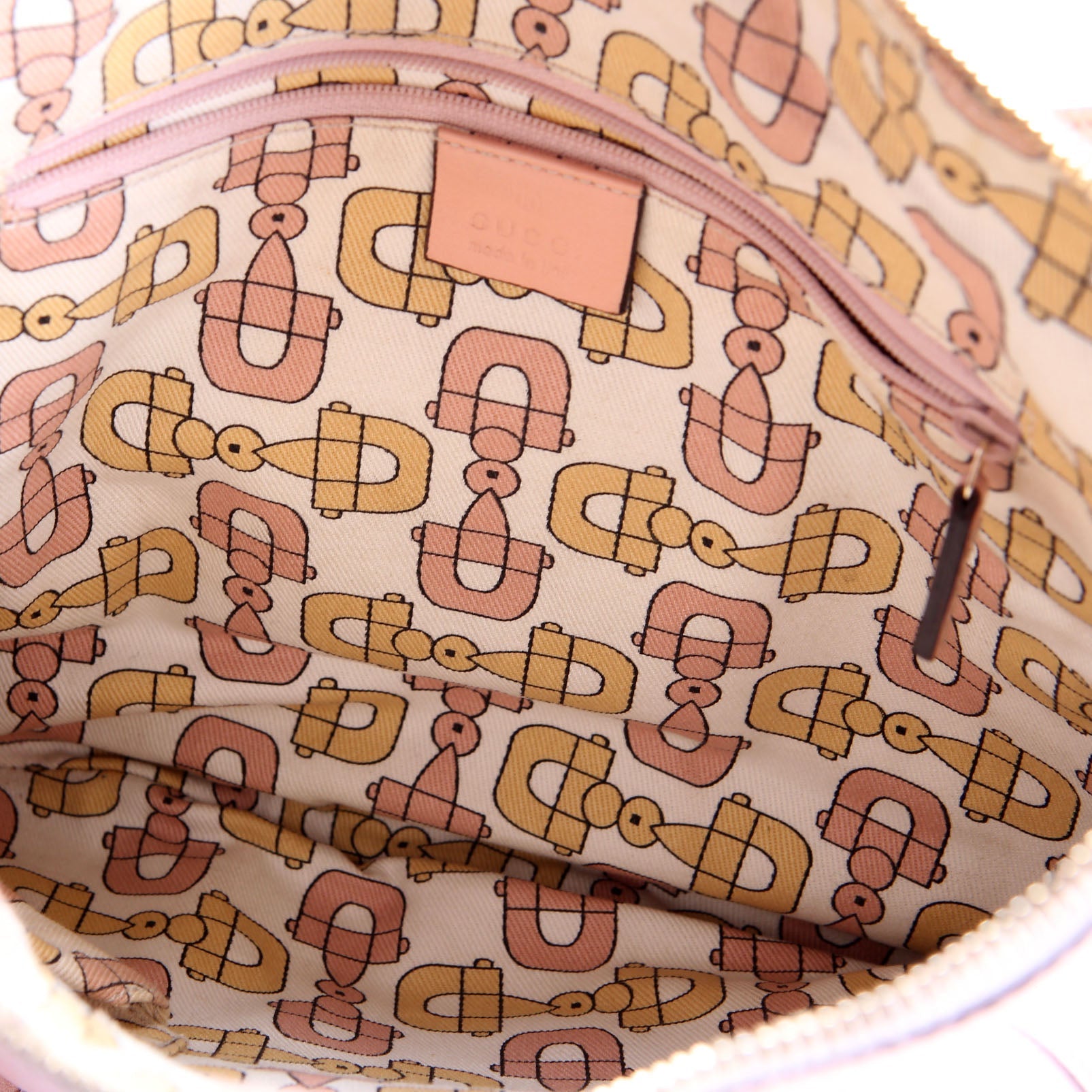 Gucci 203257 D Ring Crossbody Pink
