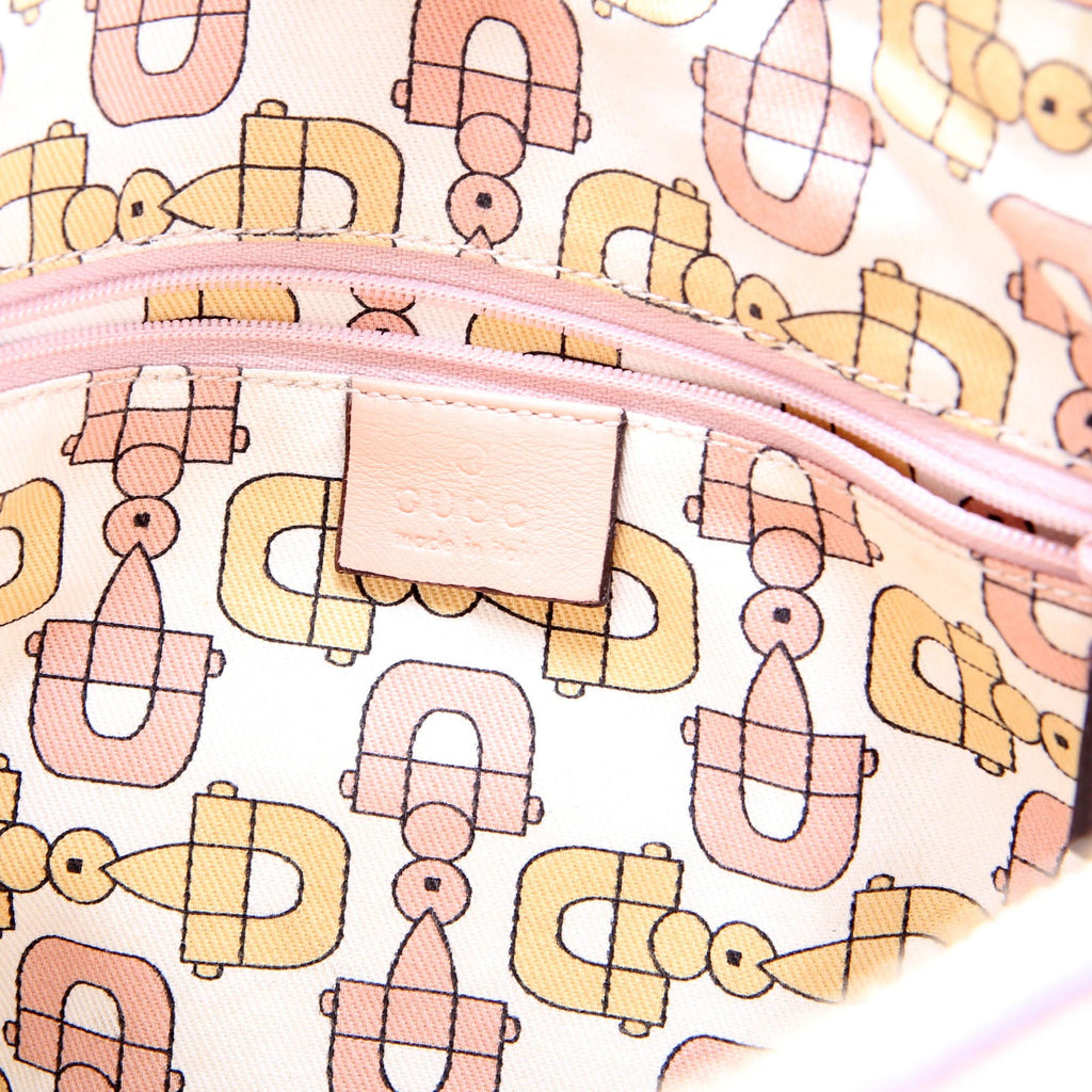 Gucci 203257 D Ring Crossbody Pink
