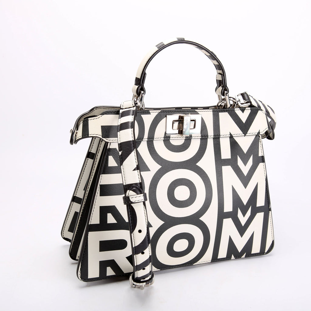 X Marc Jacobs Peekaboo ISeeU Small Black and White