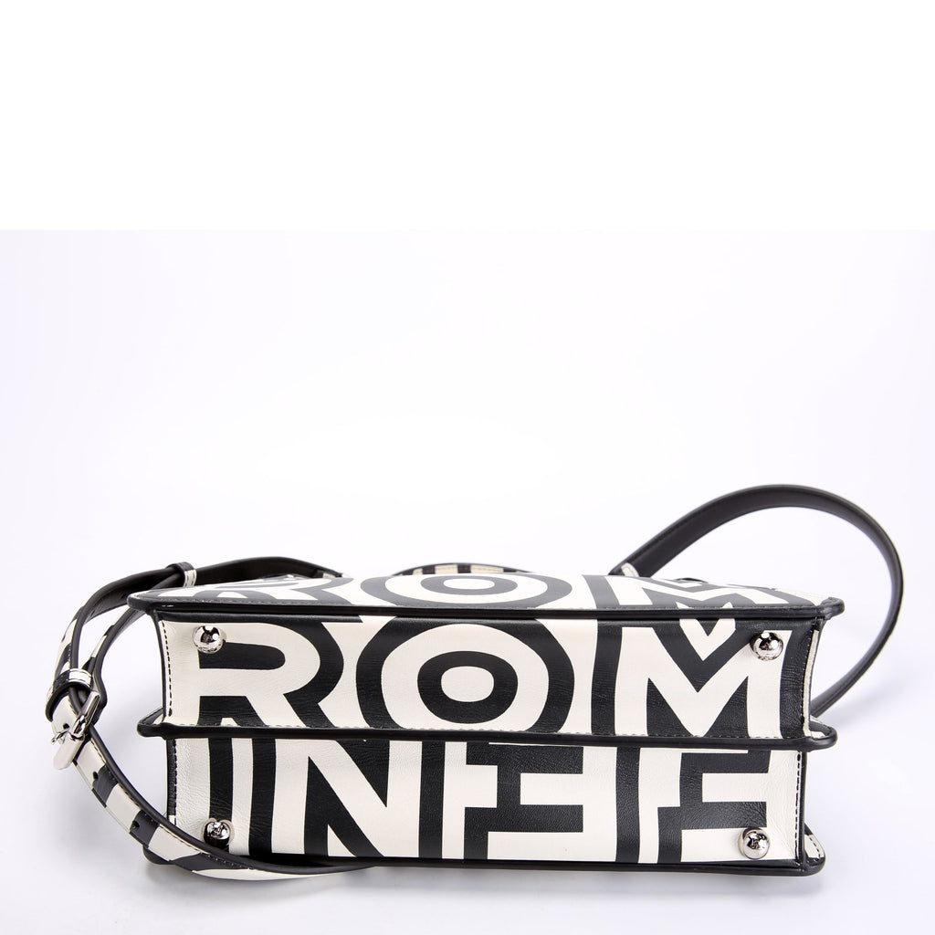 X Marc Jacobs Peekaboo ISeeU Small Black and White