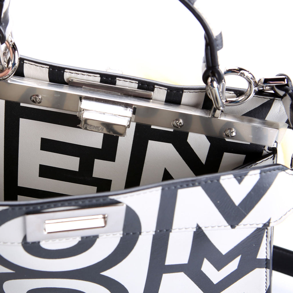 X Marc Jacobs Peekaboo ISeeU Small Black and White